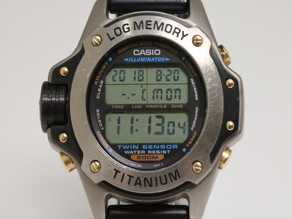 稼働/新品電池 CASIO 潜水王 TWINSENSOR 腕時計 200m防水 稼働/新品電池 CASIO 潜水王 TWINSENSOR 腕時計 200m防水 稼働/新品