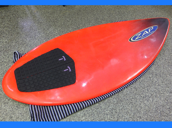 ZAP SKIMERS スキムボード 121cm×52cm デッキパット/ニットケース付