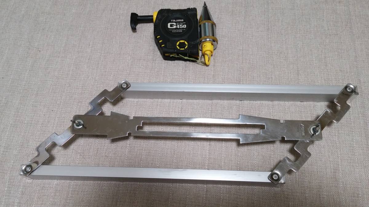 HONMA カーペンターゲージ 墨穴定規 Old stock Japanese carpenter 