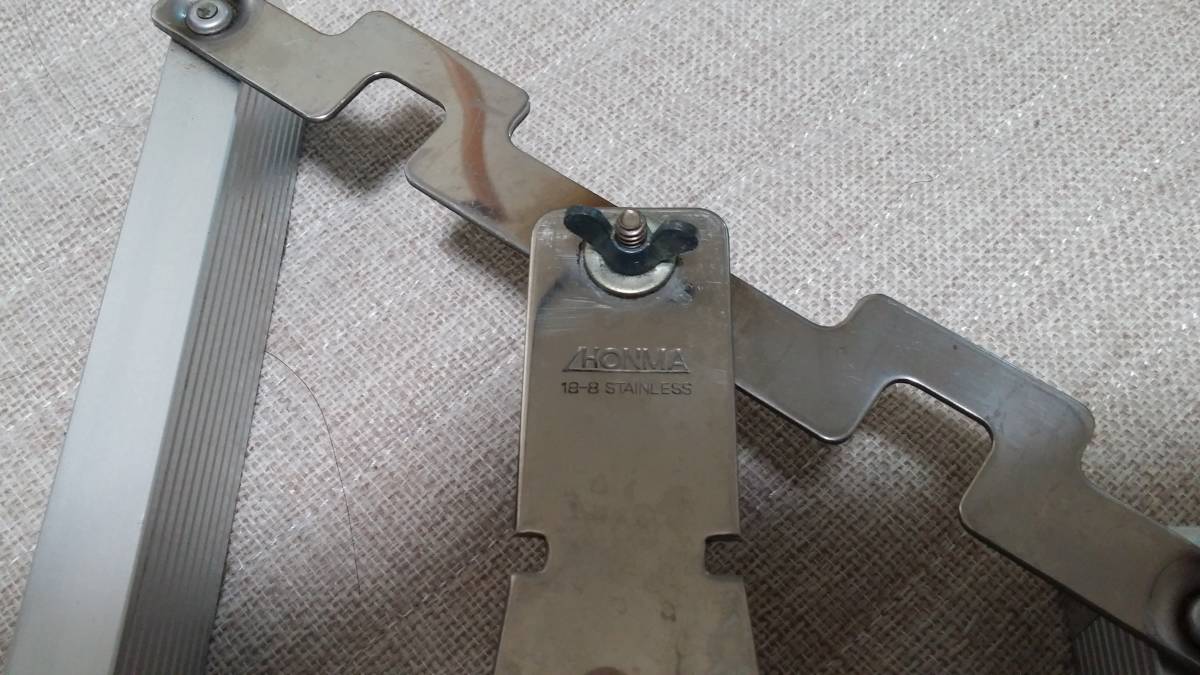 HONMA カーペンターゲージ 墨穴定規 Old stock Japanese carpenter 