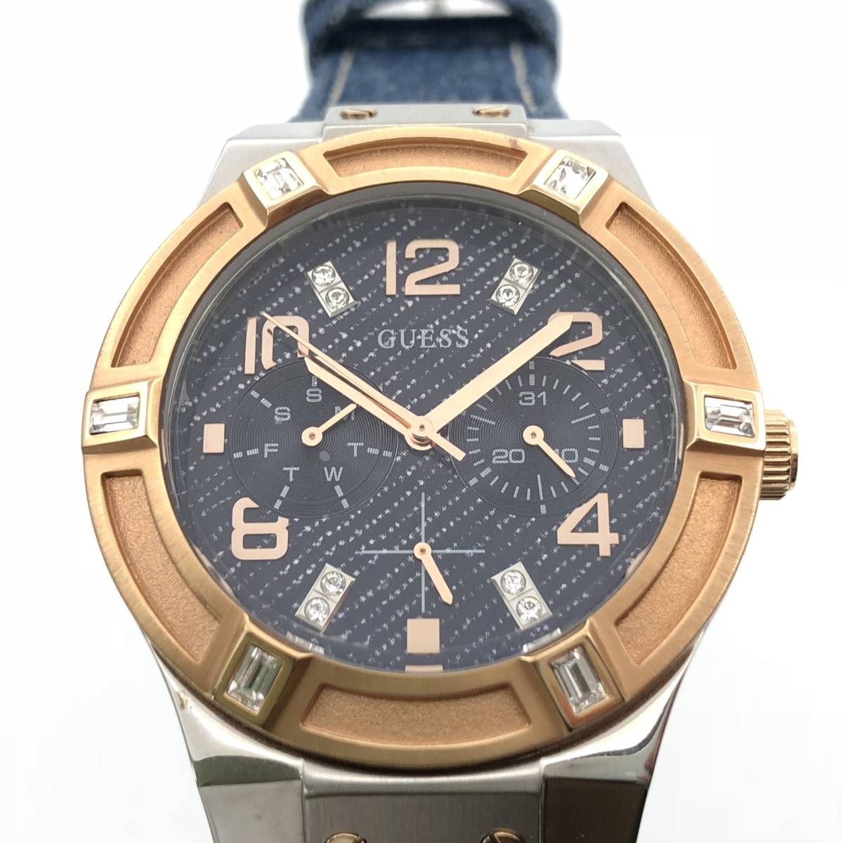 GUESS ゲス　W0289L1 クォーツ　腕時計　デニム