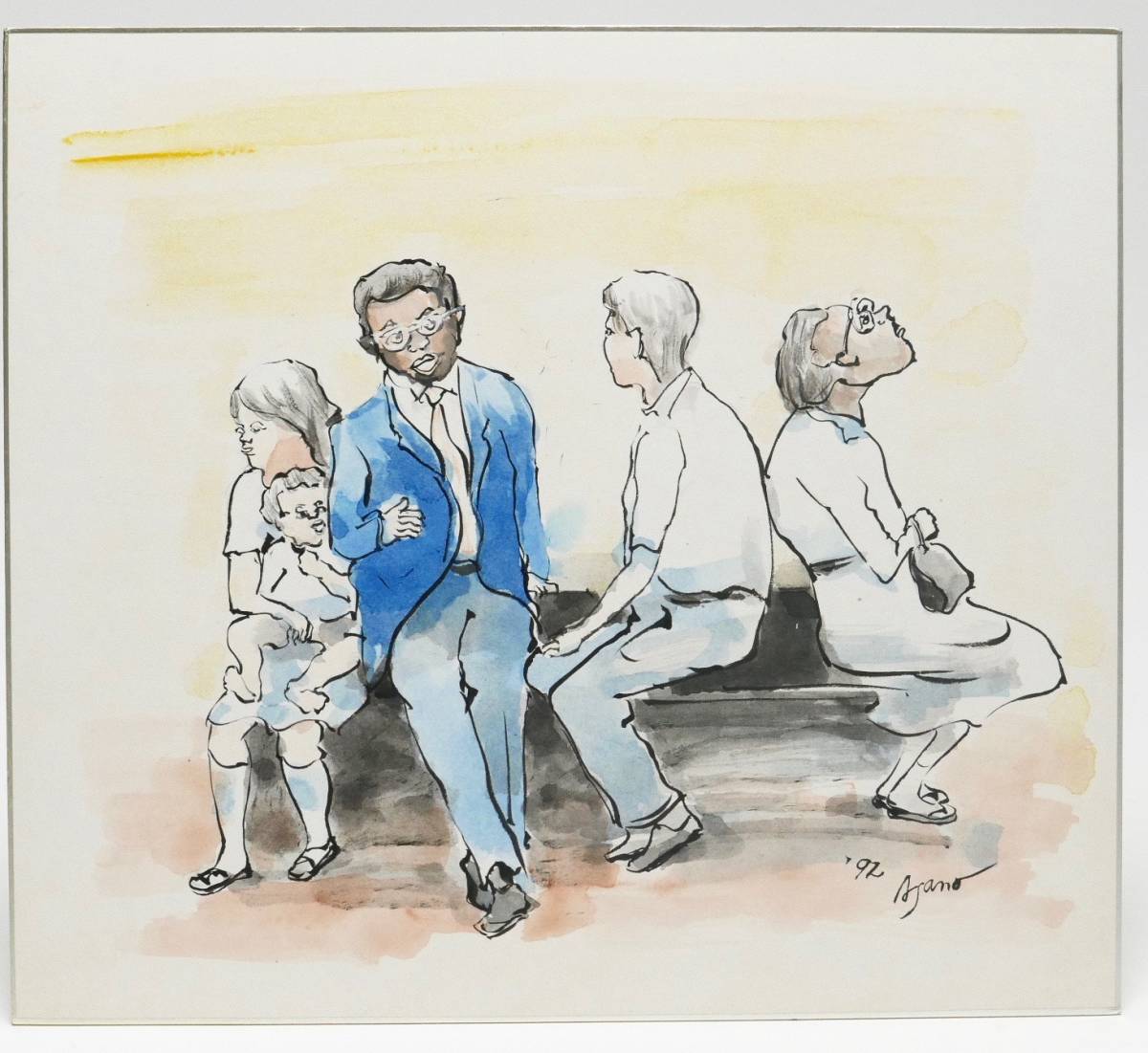 小野日佐子　絵画 161/○肖像画家 小野日佐子 トム・クルーズ 肉筆 ラストサムライ