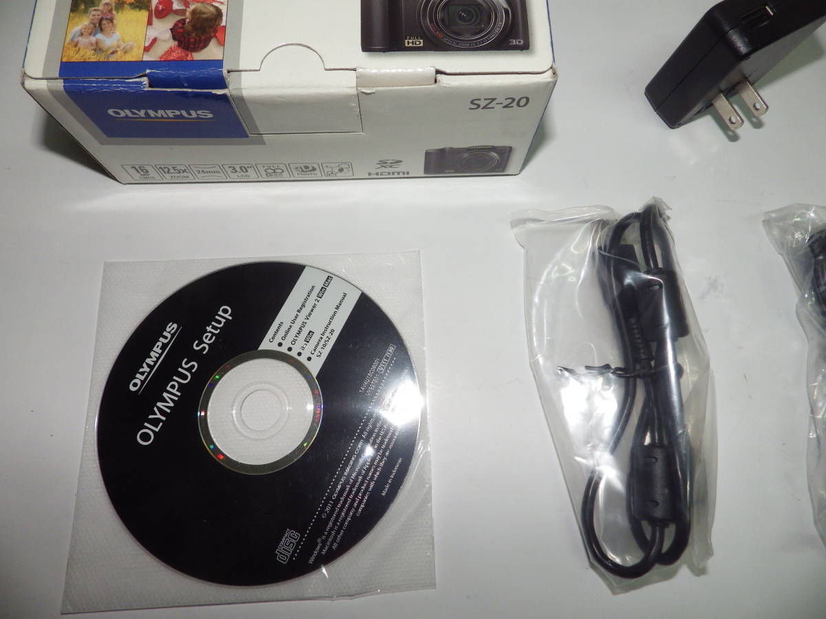 【▼OLYMPAS オリンパス ＳＺ－２０ ▲取説・ケーブル・元箱等付属品のみ▼】