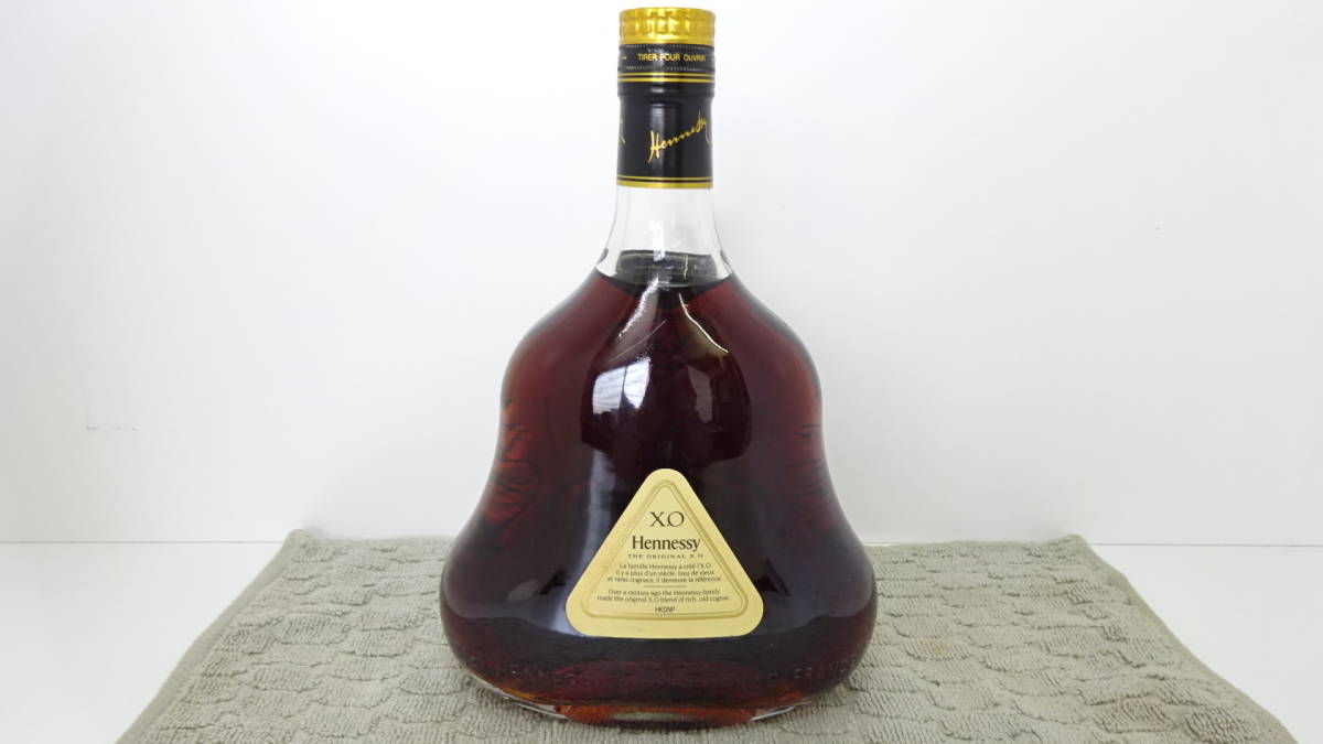 飲料・酒 ハ*ハ様 ◇未開栓 ヘネシー Hennessy XO 金キャップ クリアボトル