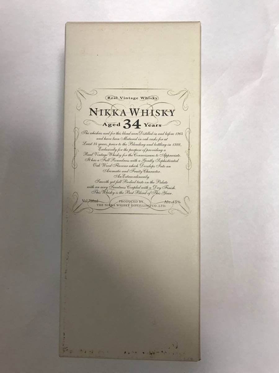 34年 - ニッカ ザ・ニッカウヰスキー34年43度750ml1000本限定製造 0