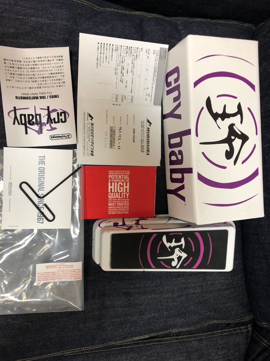 Dunlop Bz松本モデル Cry Baby TAK MATSUMOTO Wah TM95 crybaby TM95