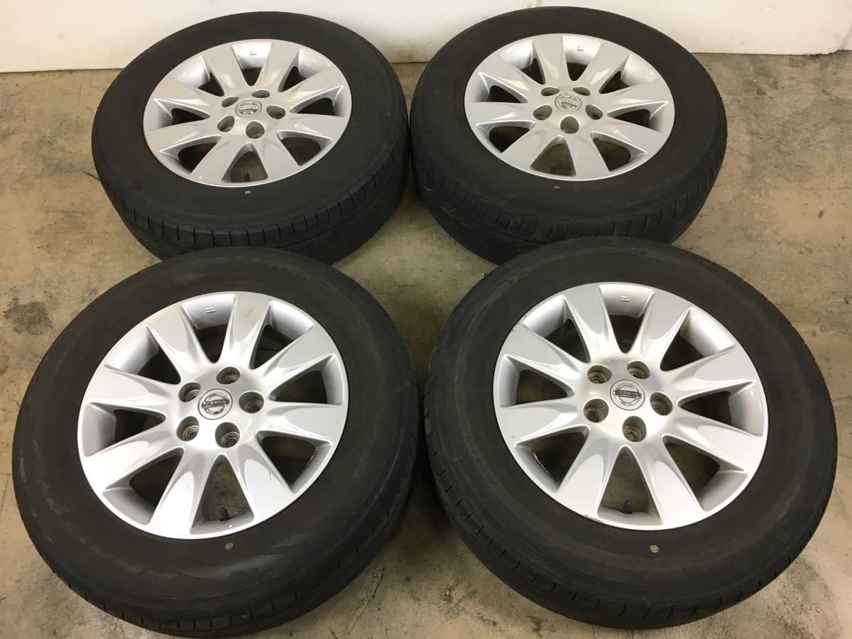 中古 16インチ リーフ スカイライン ジューク 4本セット 日産純正 