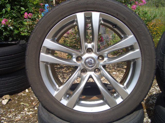 V36 スカイラインクーペ 純正 18x8J 5穴 114.3 +43 ENKEI アルミ