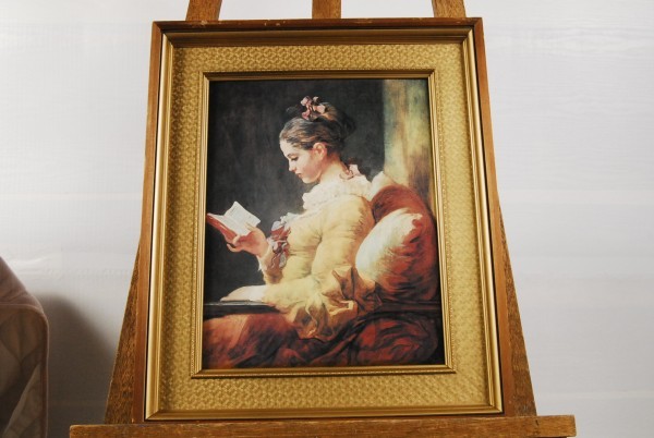 ☆ フラゴナール「本を読む少女」 アート紙にアート紙に 額縁が選べる