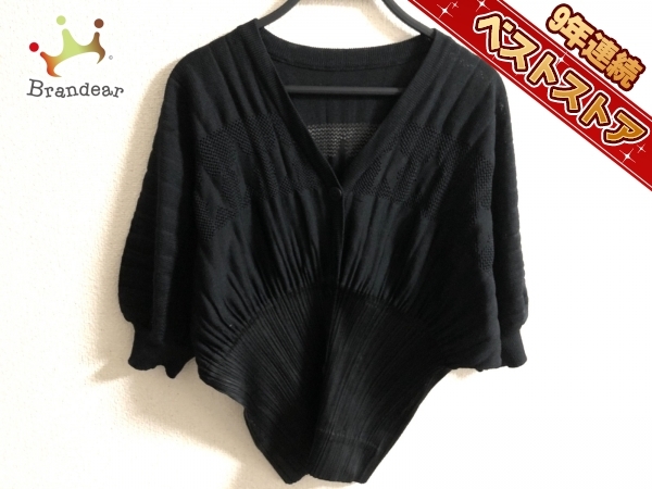 【新品，セール】 トップス カーディガン プリーツプリーズ PLEATS PLEASE 黒 レディース プリーツ/スター(トップス)｜売買されたオークション情報、yahooの商品情報をアーカイブ公開 - オークファン 女性用