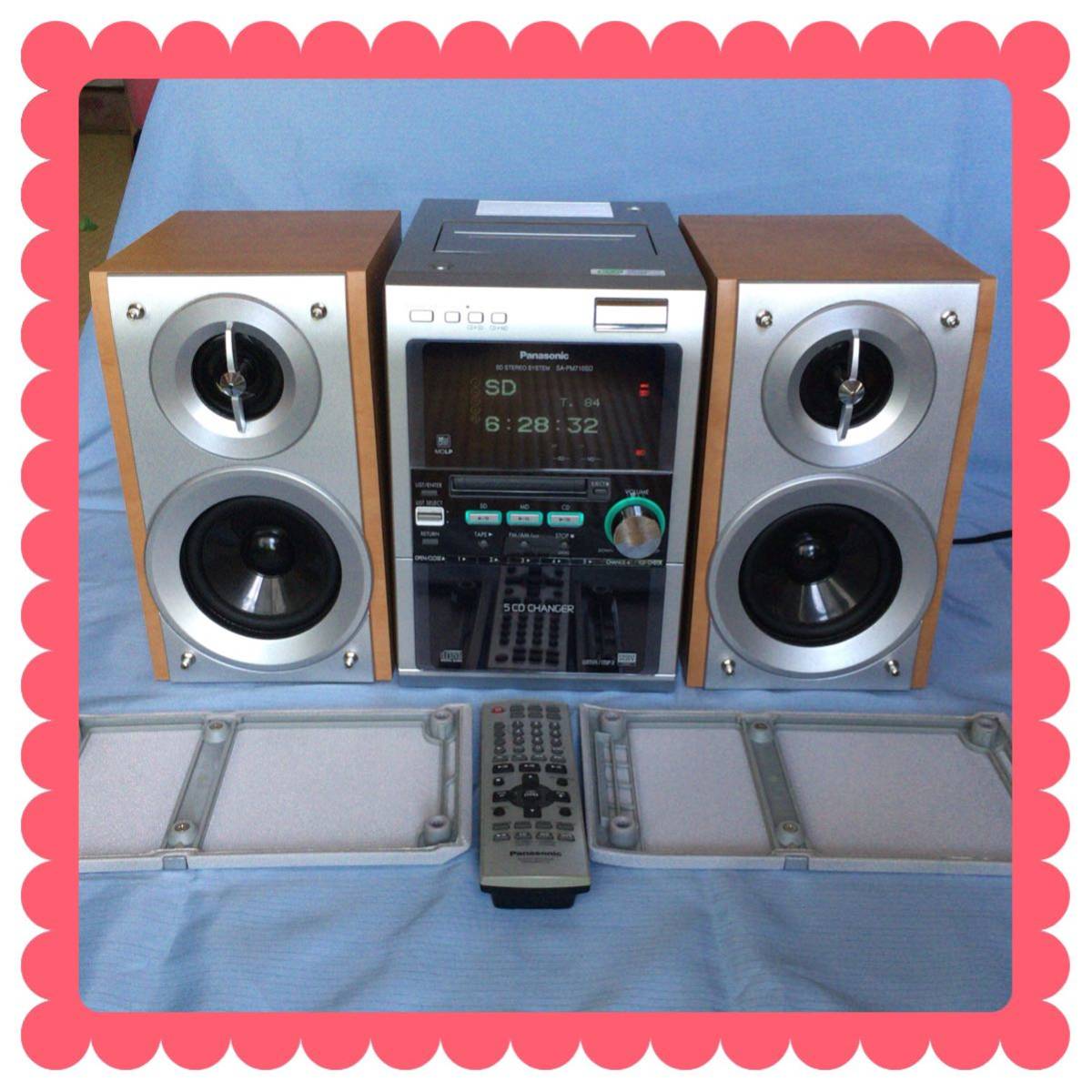 Panasonic SA-PM710SD BluetoothカセットOK点検済み Panasonic SA