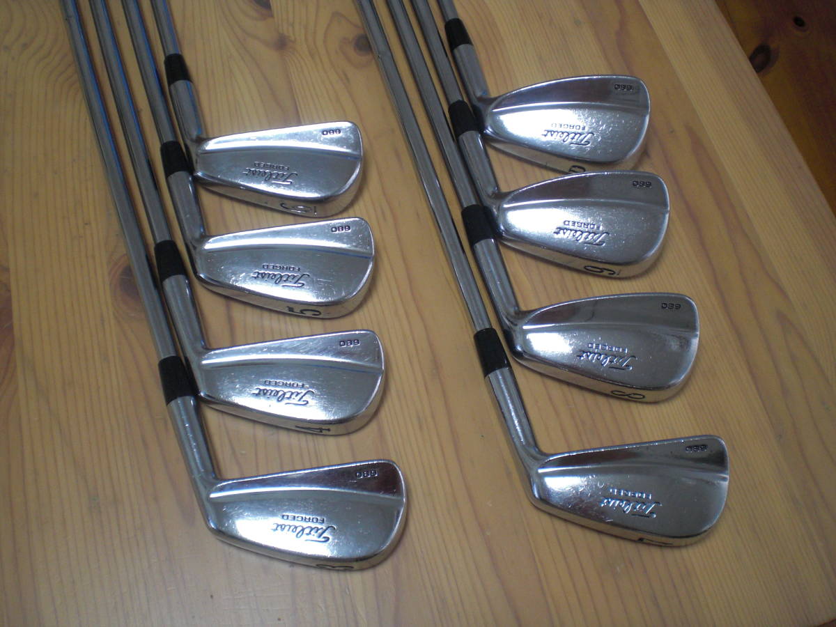 タイトリスト 8本セット 3-PW フォージド680 マッスルバックアイアン 