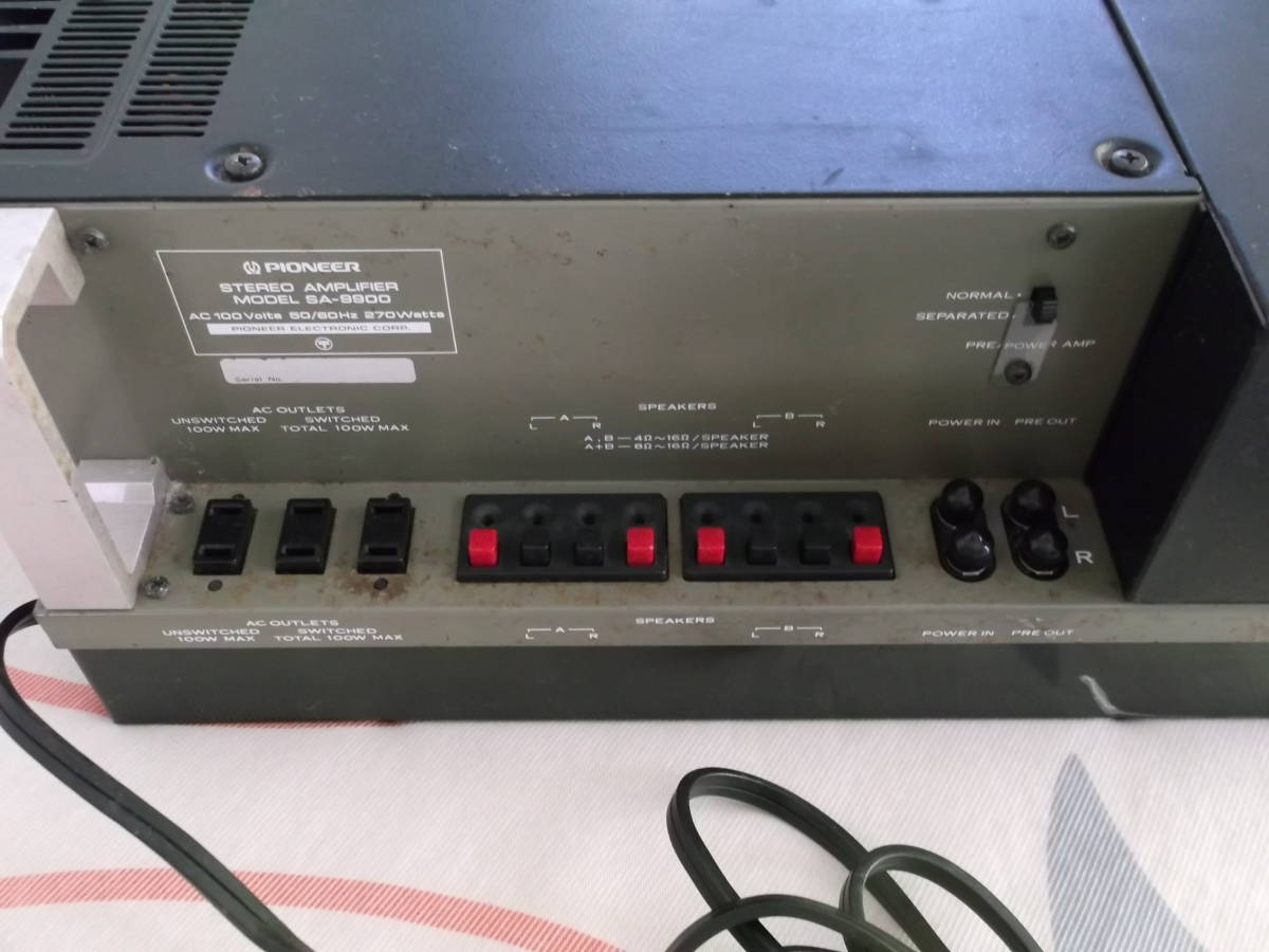 ジャンク＞ Pioneer プリメインアンプ SA-9900 【公式通販】