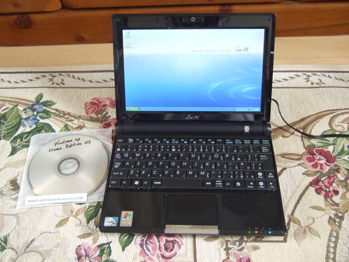 きれい Asus Eee PC 900HA Atom N270 1.60GHz 2GB/80GB/XP/8.9インチ/office