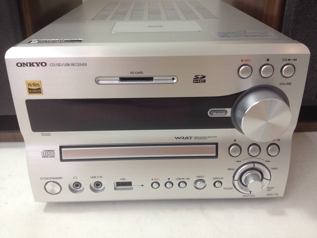 極美品】 ONKYO NFR-7X コンポ CD Bluetooth 【公式通販】