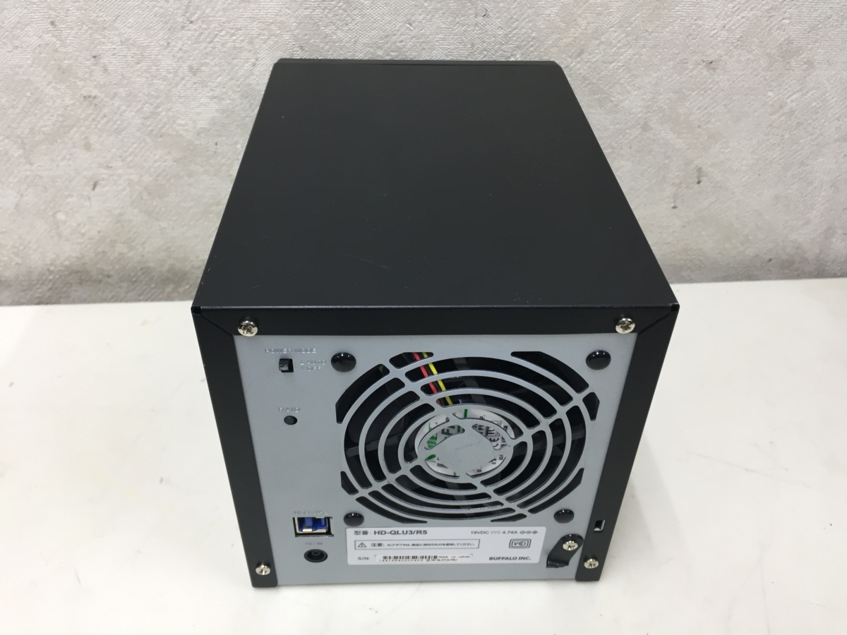 BUFFALO HD-QLU3/R5 USB3.0用 外付けHDD ハードディスクケース 現況品