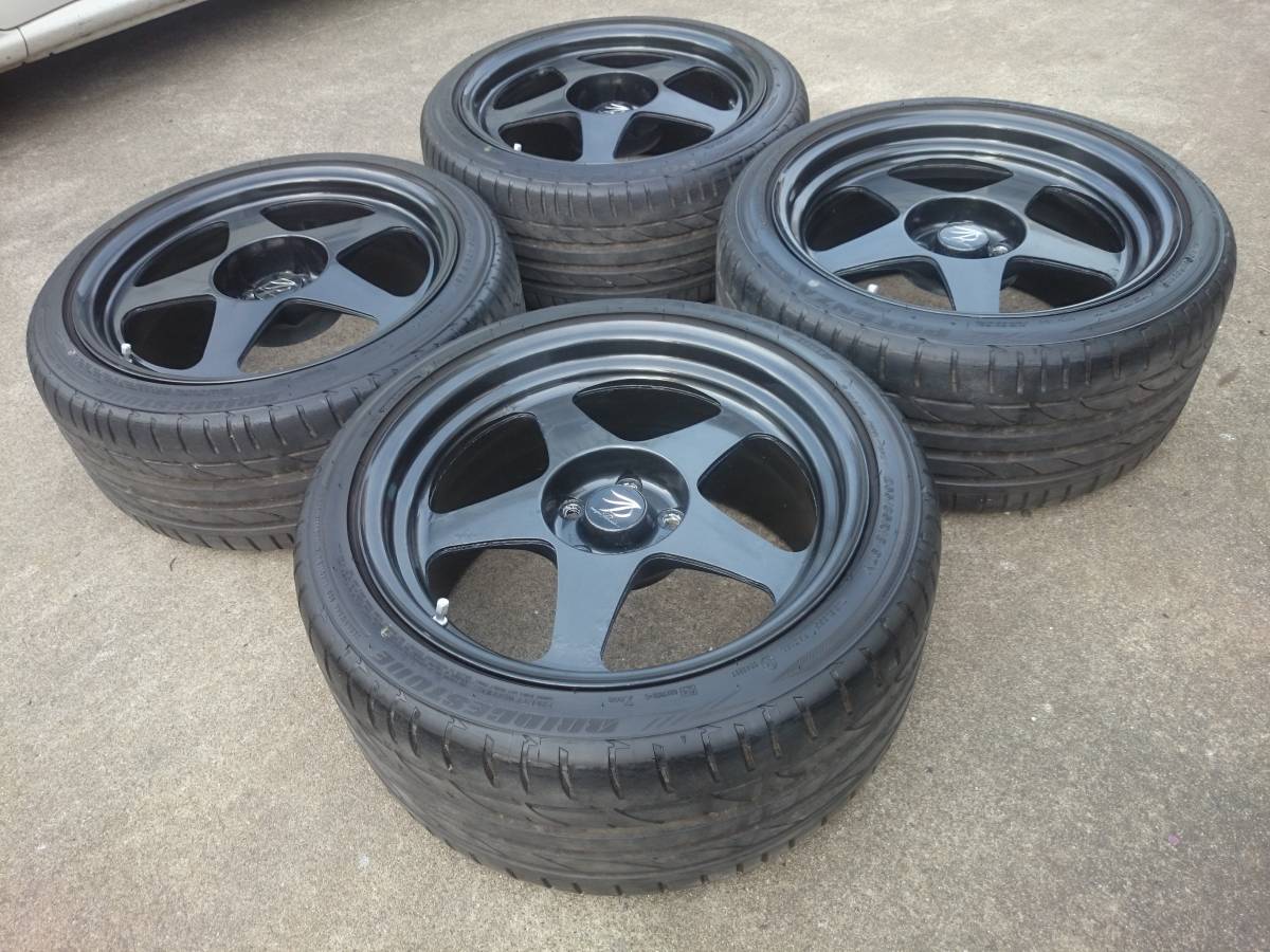 絶版 Desmond ディスモンド リーガマスター 18インチ 8 5j 9 5j Off 35 5h Pcd114 3 235 40r18 265 35r18 4本 超軽量 鍛造 Fr車 ラジアルタイヤ 売買されたオークション情報 Yahooの商品情報をアーカイブ公開 オークファン Aucfan Com