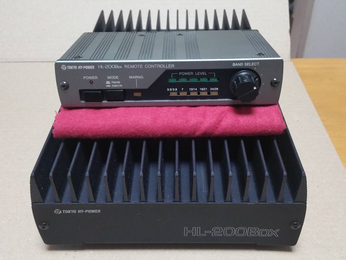 HL-200BDX 東京ハイパワー リニアアンプ HF帯 と 専用コントローラー 0