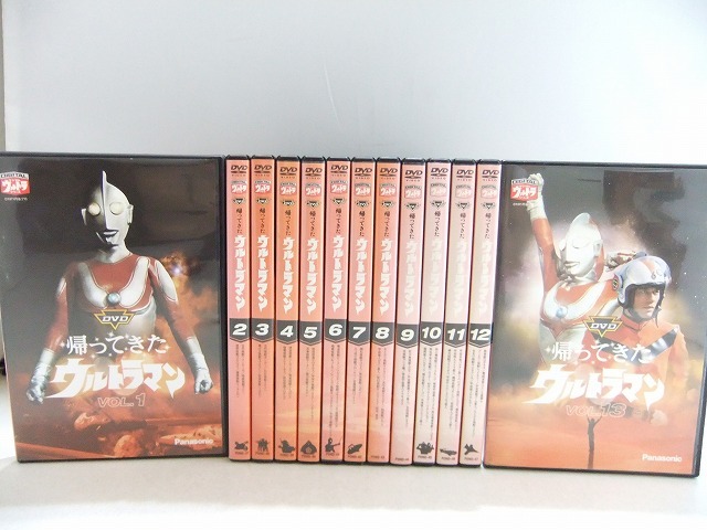 DVD 1円～ DVD ウルトラマンA（エース） Vol.1-13 全巻セット