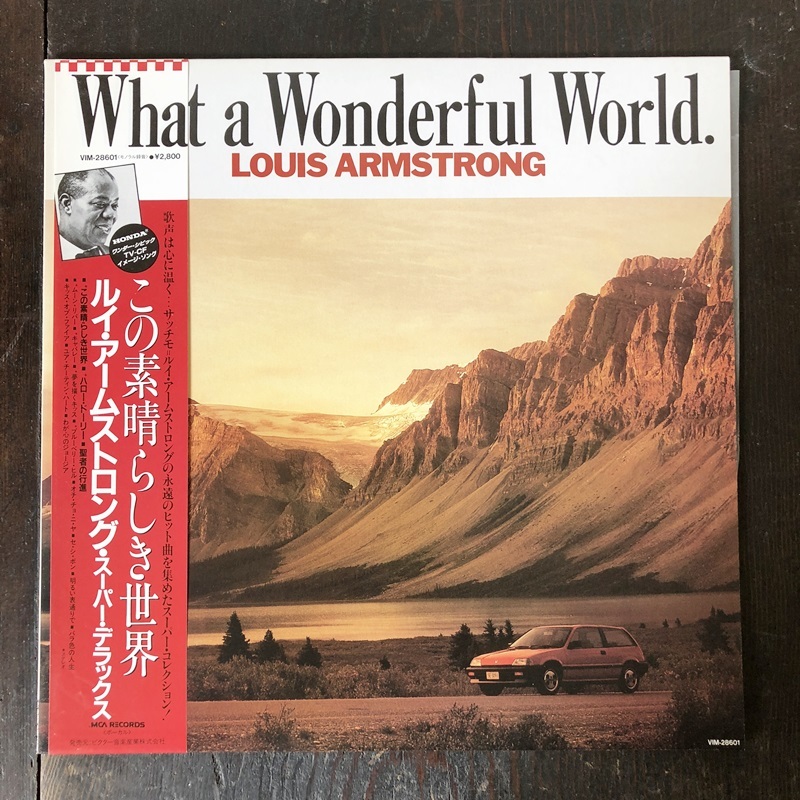 What a Wonderful World. /LOUIS ARMSTRONG ルイ・アームストロング レコード 【247】_1