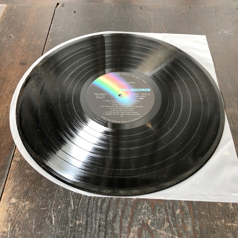 What a Wonderful World. /LOUIS ARMSTRONG ルイ・アームストロング レコード 【247】_6