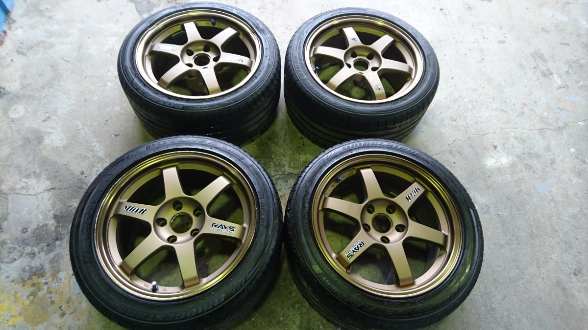TE37 RAYS VOLK RACING ボルクレーシング 17インチ SAGA SL te37 S 