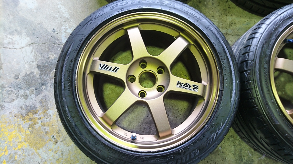 TE37 RAYS VOLK RACING ボルクレーシング 17インチ SAGA SL te37 S 