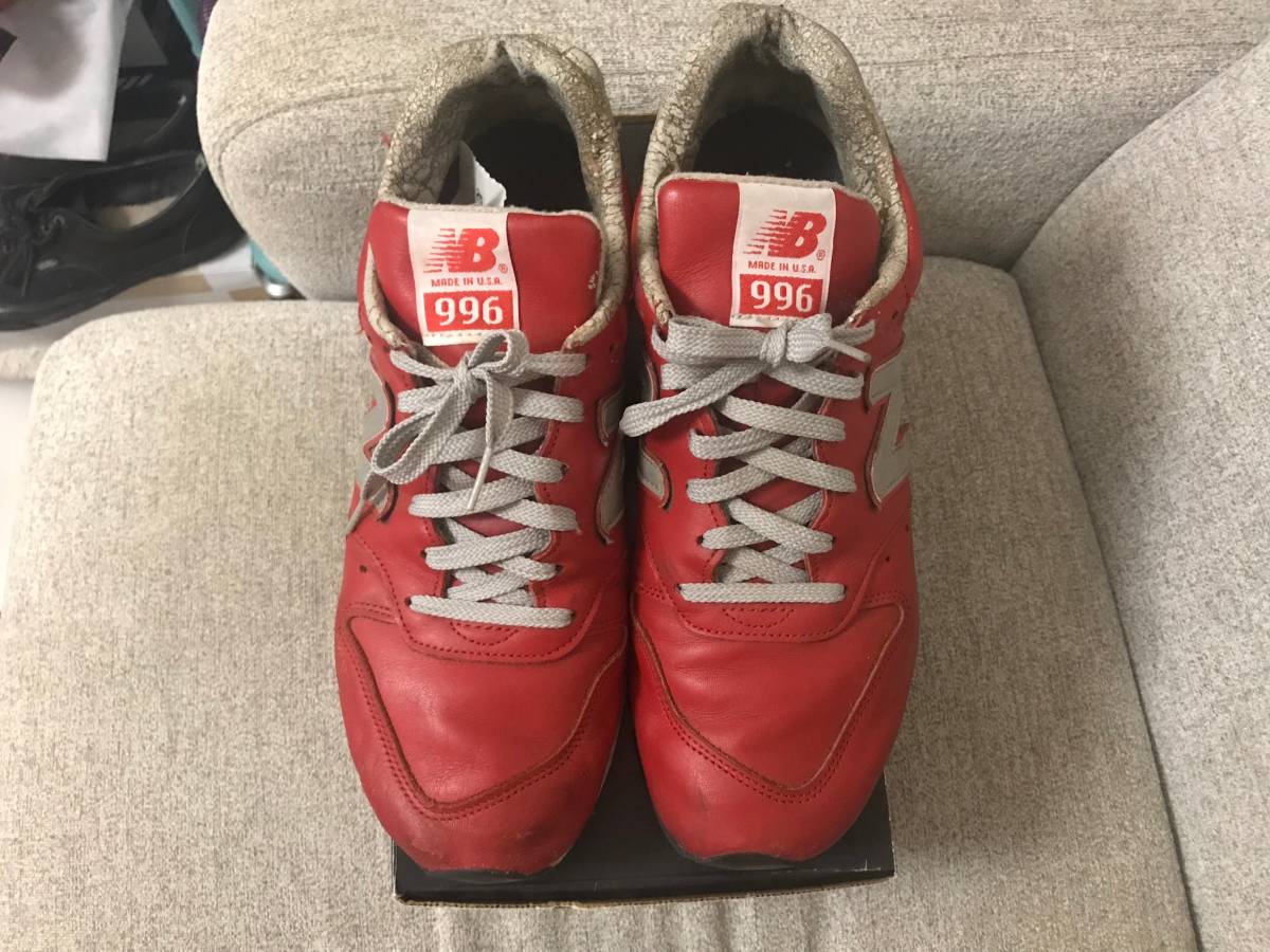 NEW BALANCE M996 RD RED 27cm made in USA / ニューバランス 996 