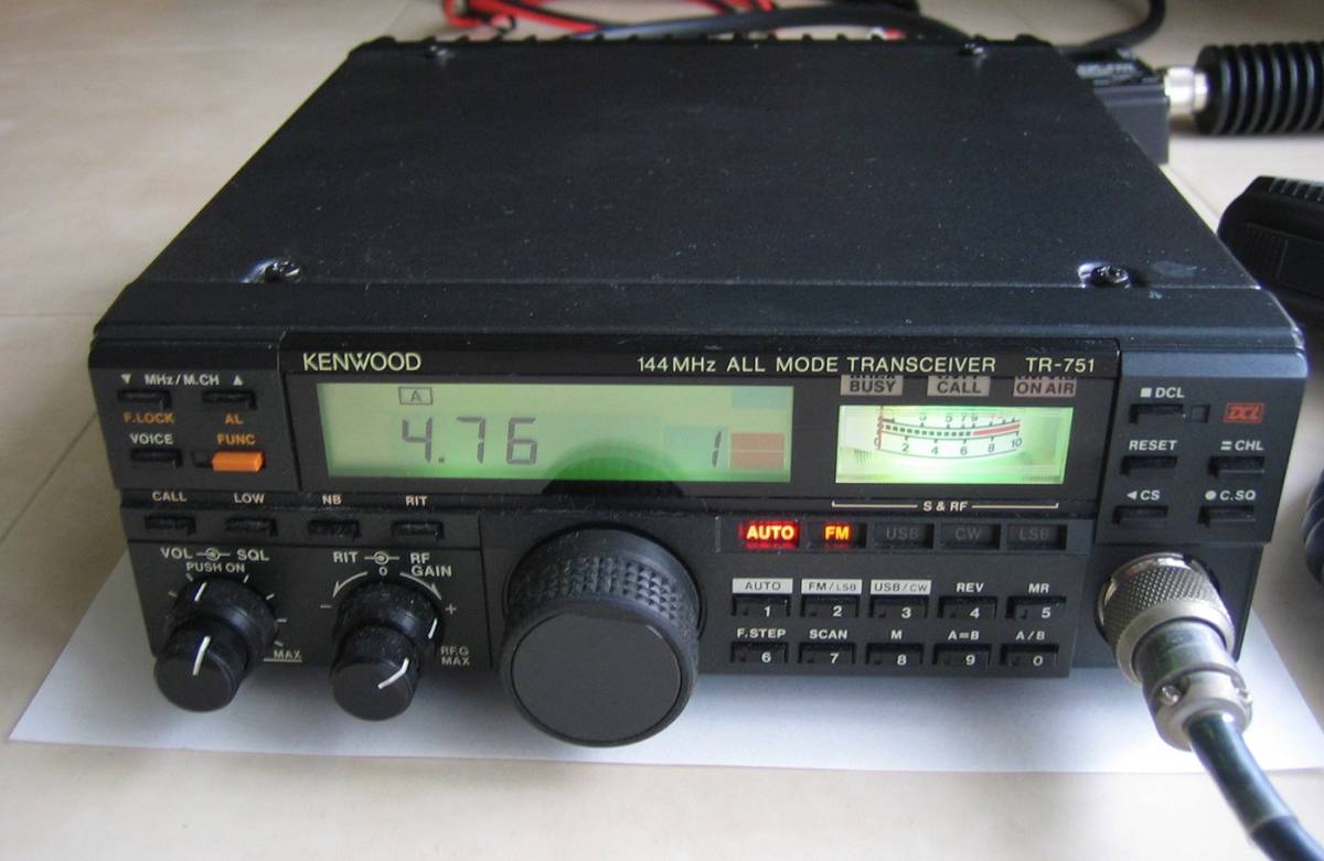 KENWOOD ケンウッド 144MHzオールモード 10W TR－751 中古美品
