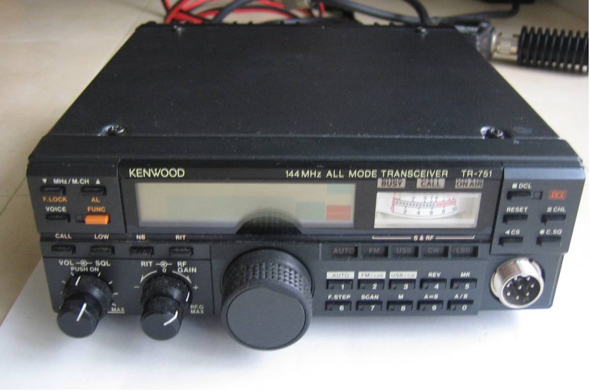 KENWOOD ケンウッド 144MHzオールモード 10W TR－751 中古美品
