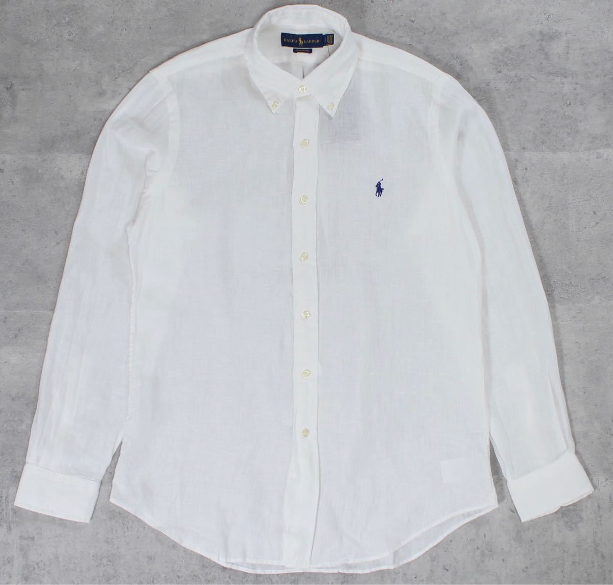 タグ付き Polo Ralph Lauren リネンシャツ ホワイト S(Sサイズ)｜売買されたオークション情報、yahooの商品情報を ...