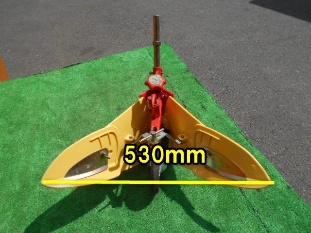 千葉⑤ New イエロー 培土器 管理機 用 耕運機 パーツ 部品 畝立て 畦