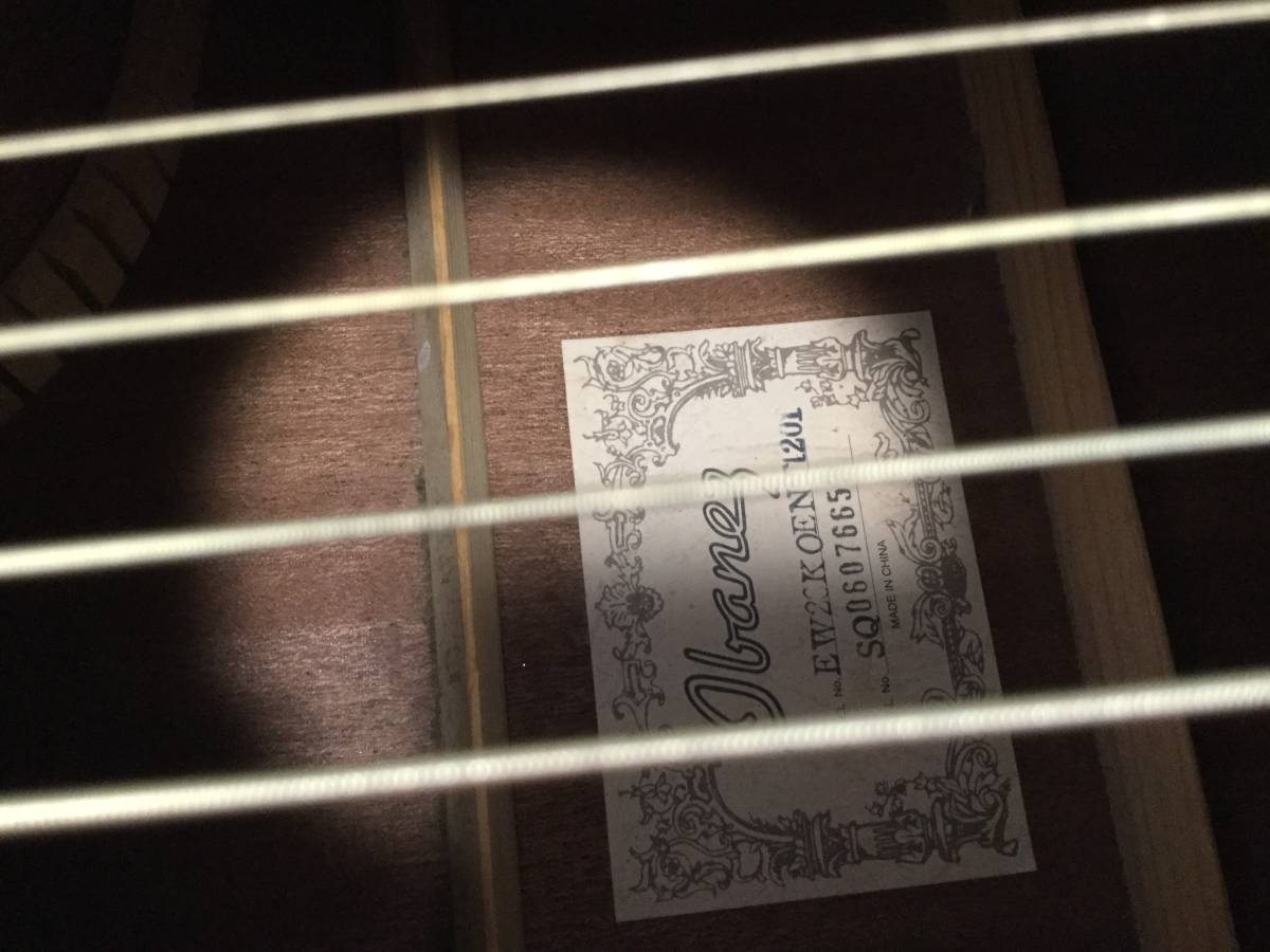 アイバニーズ Ibanez EW20K OENT1201 KOA ビンテージ エレアコ 1円