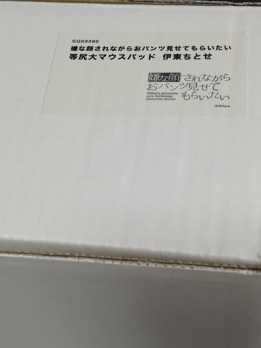 嫌な顔されながらおパンツ見せてもらいたい等尻大マウスパッド 伊東