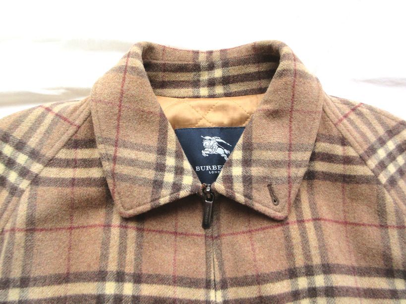 バーバリーBurberry London希少 ノバチェックWOOLジャケット BURBERRY