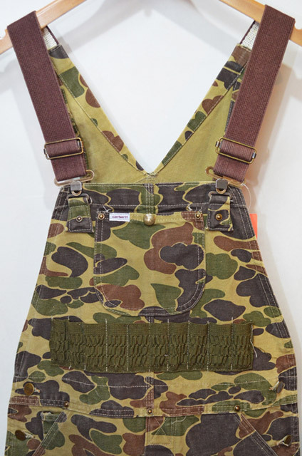 即決】80's Carhartt カーハート ダックハンターカモ柄 オーバーオール