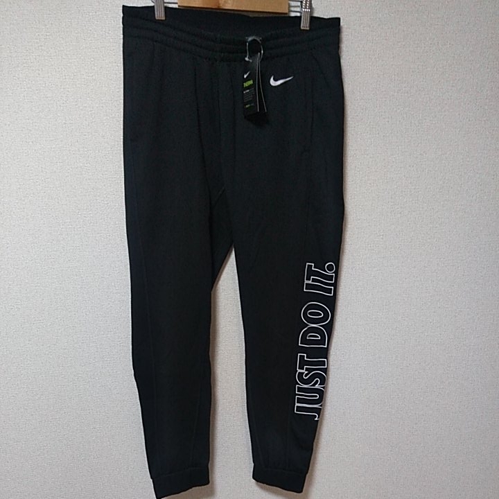 Nike ナイキ Just Do It ロゴ スウェット ジョガーパンツ 男女兼用 レディースl ブラック 黒 スウォッシュ Therma Dryfit パンツ 売買されたオークション情報 Yahooの商品情報をアーカイブ公開 オークファン Aucfan Com