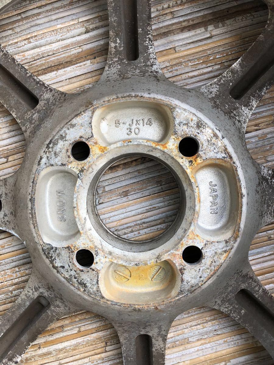 軽量！neve 14インチホイール 14×5J ET+30 p.c.d100_7