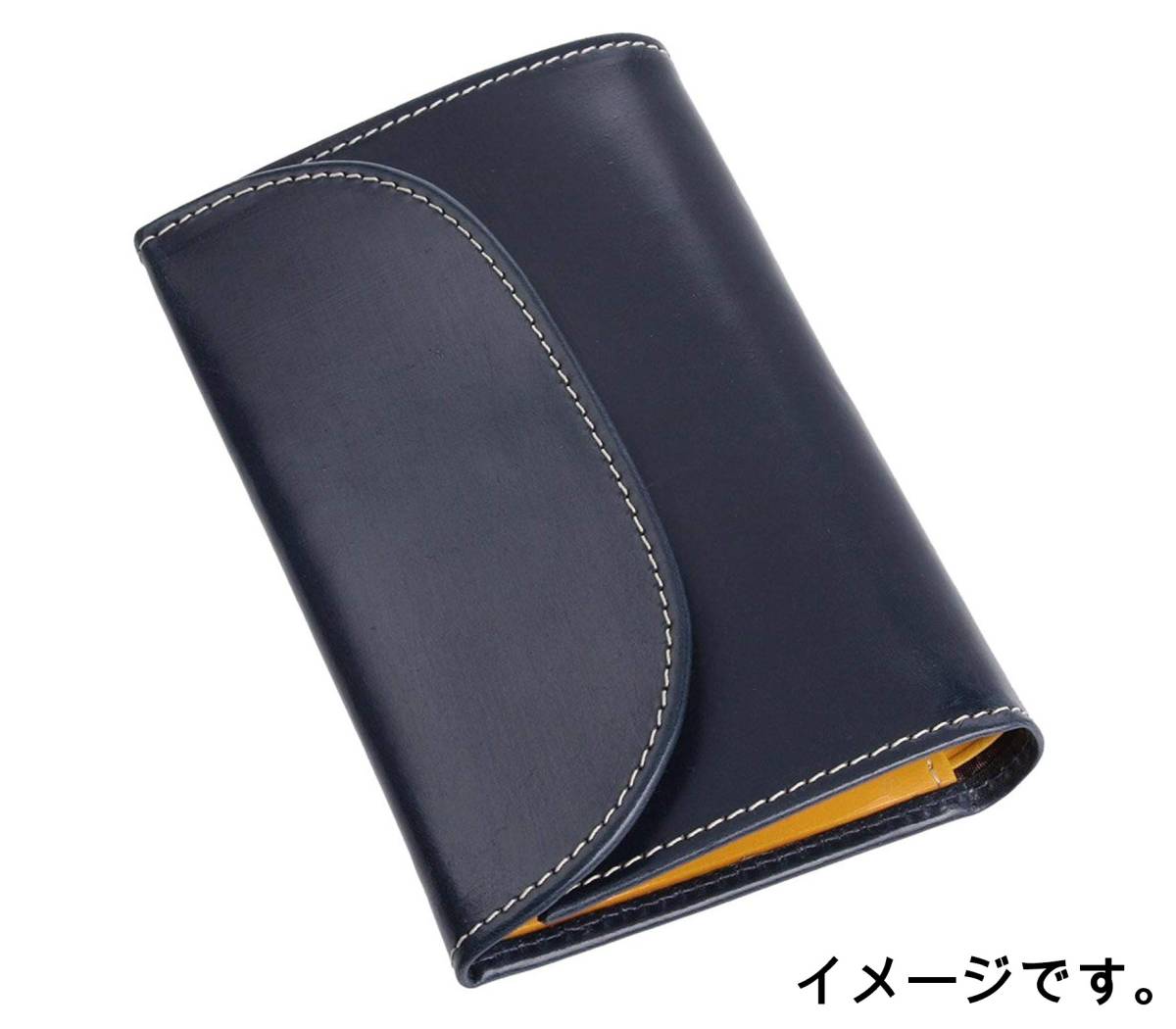 Whitehouse Cox】ホワイトハウスコックス S7660 三つ折り財布 ネイビー 