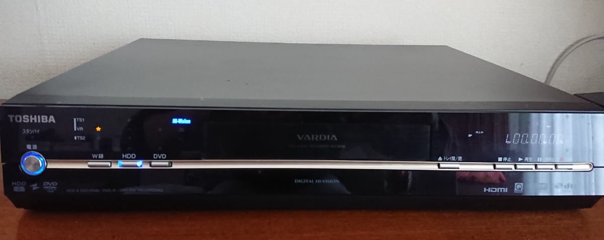 東芝 HDD/DVDレコーダー VARDIA バルディア RD-S600 B-CASカード 