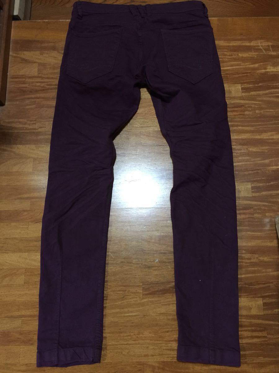 新品！NICOLE RIELABO カモ柄ダメージデニムパンツ48