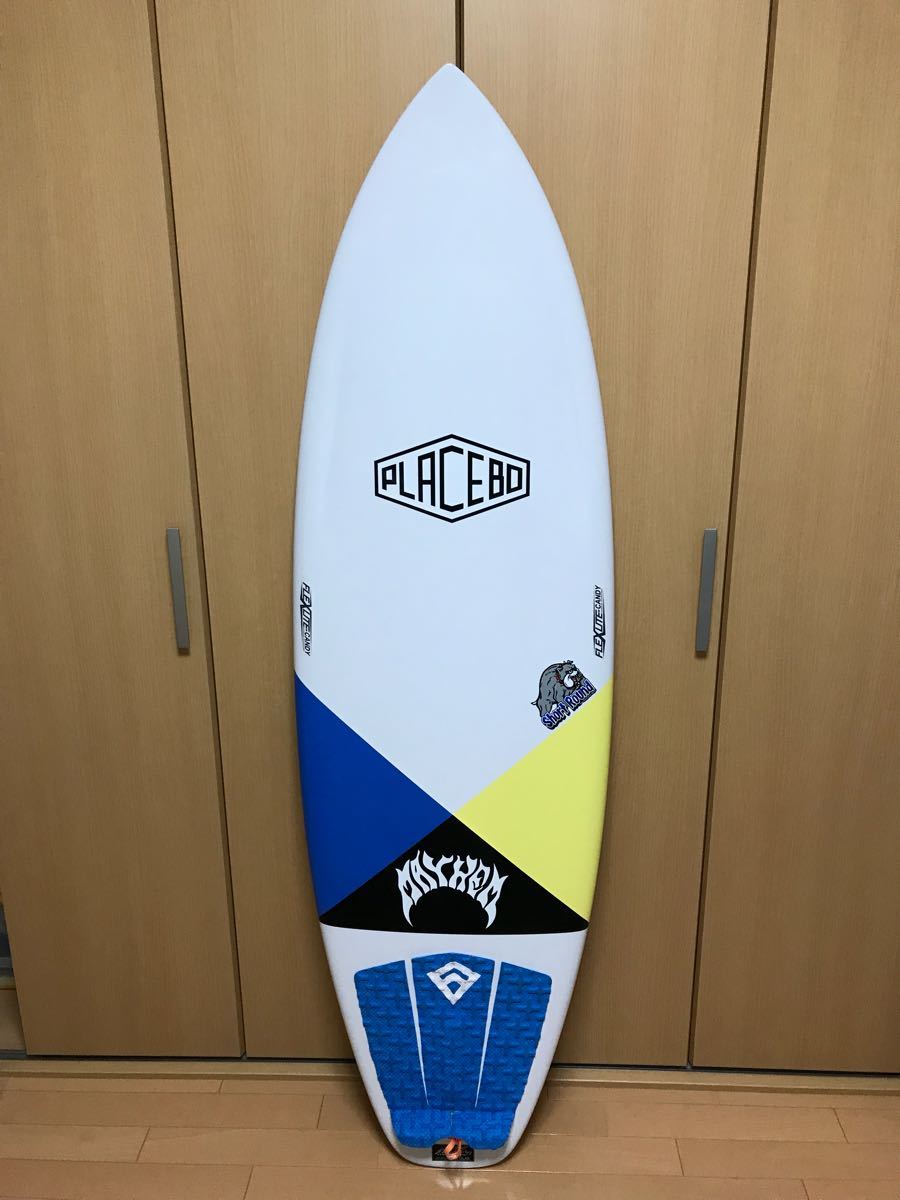 大阪市内手渡しなら2500円のみ！サーフボード　ロックダンス　ニットカバー付き SSJ ROCK DANCE ロックダンス レトロ ツイン フィッシュ 5'7” 手渡し
