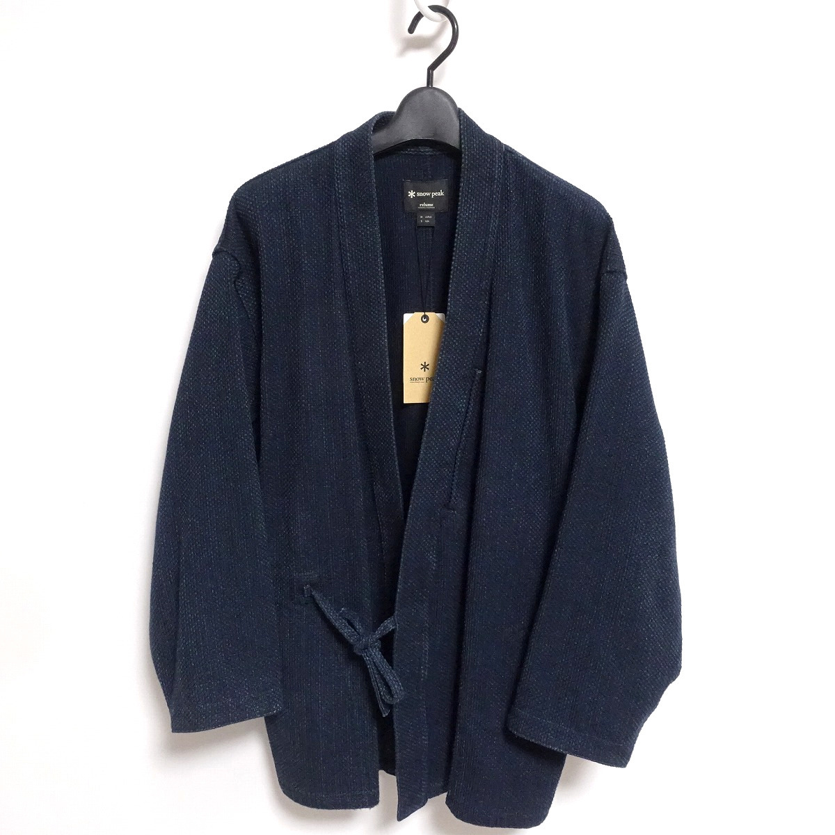 17SS JS 別注 snowpeak インディゴ 野良着 ショート ジャケット M 定価