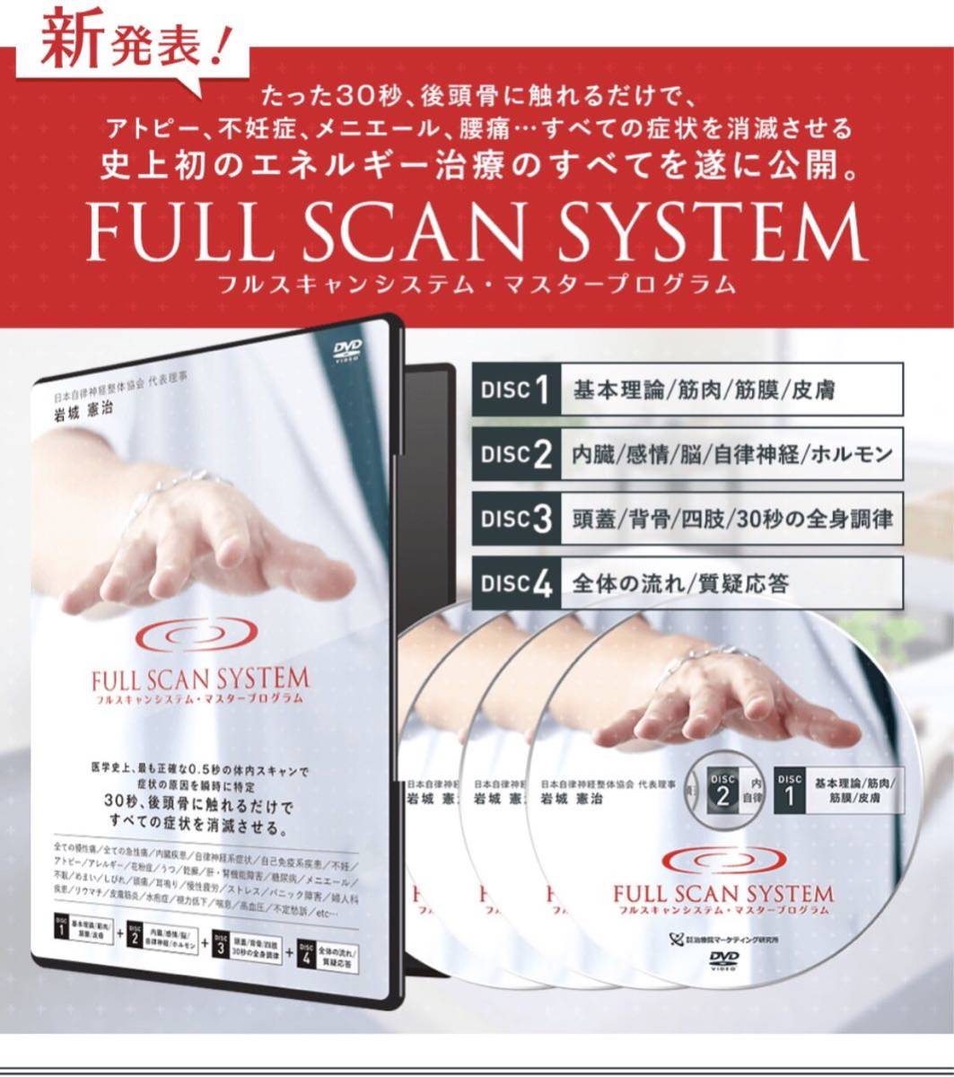 SCAN SYSTEM フルスキャンシステム 整体DVDFULL ディスク未開封 フル