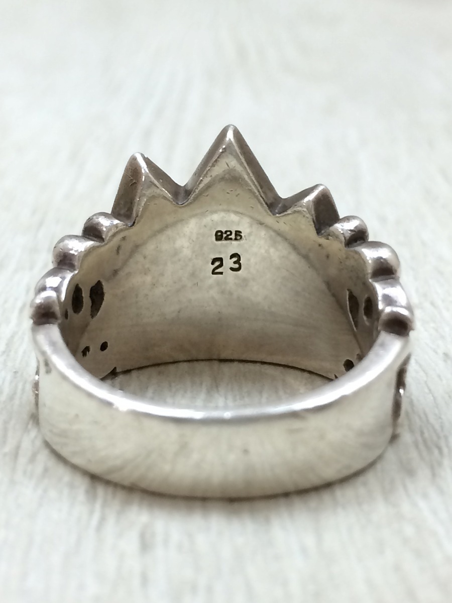 SAAD◇SAADロゴリング/SV925/23号 研磨済サードSAADシルバー925