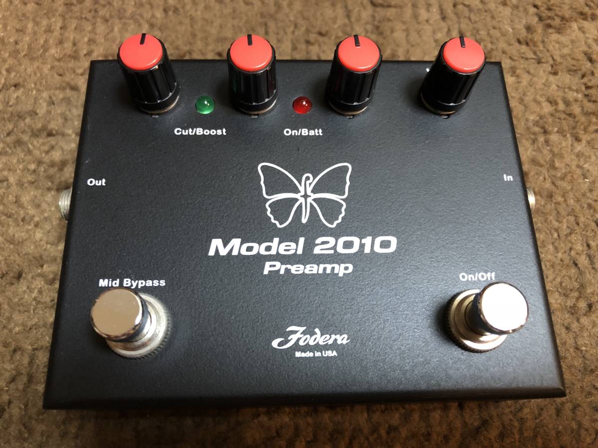 Fodera(フォデラ) Model 2010 Preamp ベース用プリアンプ エフェクター