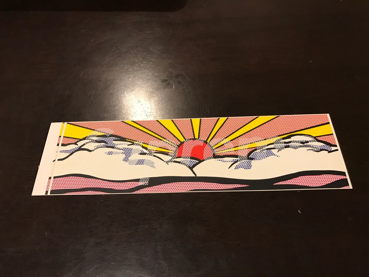 Supreme x Roy Lichtenstein Logo boxロゴステッカー シュプリーム