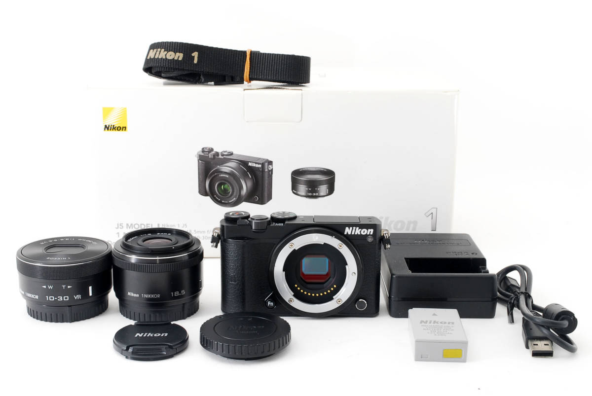 ☆大人気☆ニコン Nikon J5 ダブルレンズ☆1 NIKKOR 18.5mm F1.8☆1 
