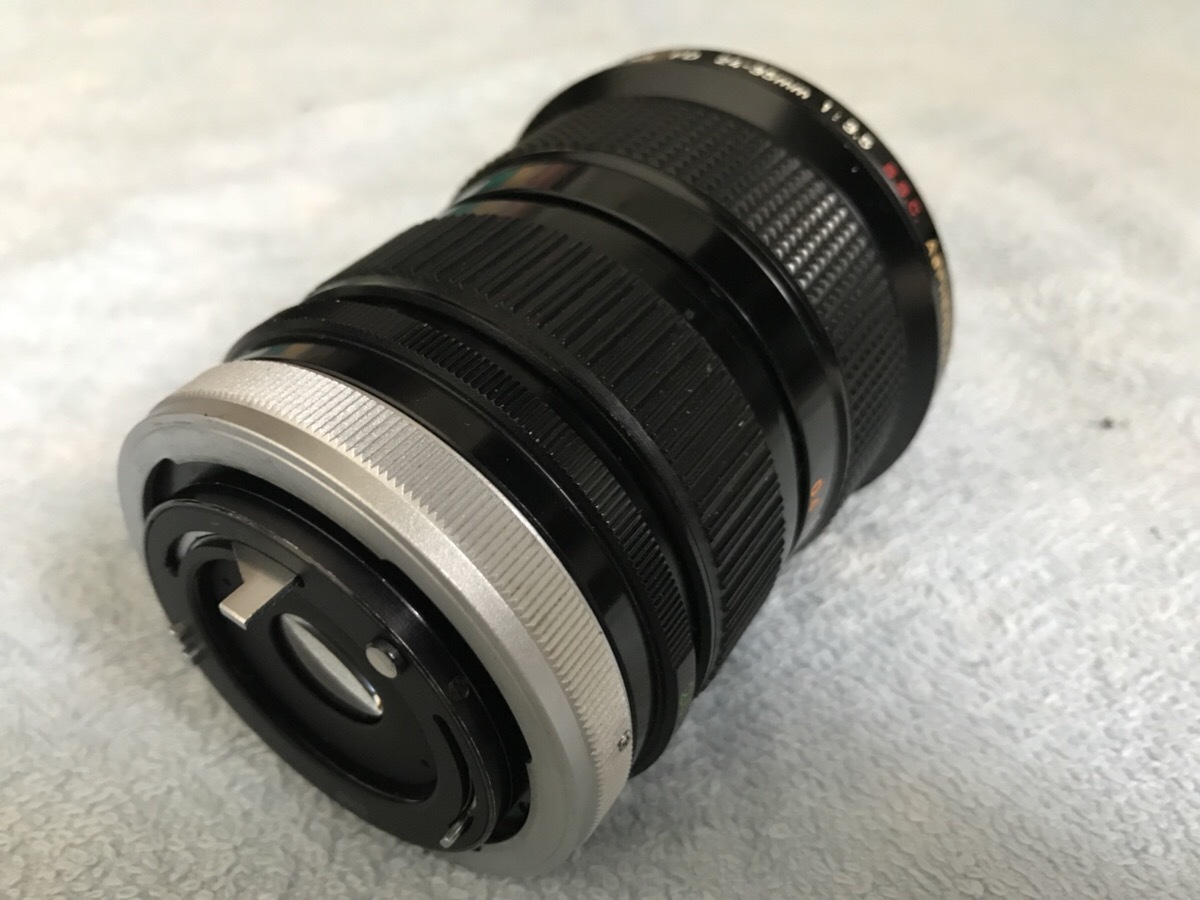 Canon FD 24-35mm F3.5 S.S.C ASPHERICAL まだまだガンガン使えます