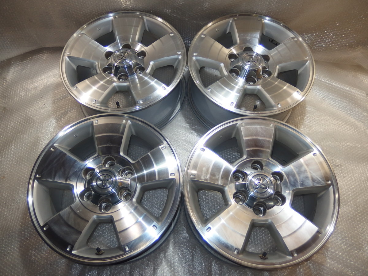 TOYOTA ハイラックスサーフ タイヤ付き 17×7.5J 200系 215サーフ純正 